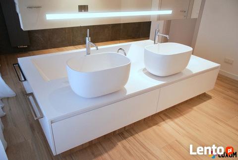 MEBLE ŁAZIENKOWE szafki łazienkowe pod umywalkę na wymiar