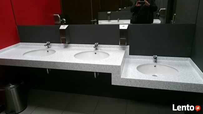 Blaty kompozytowe umywalki wanny brodziki CORIAN STARON itp