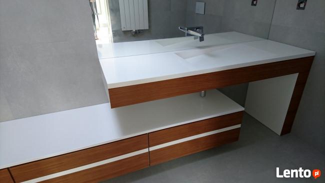 MEBLE ŁAZIENKOWE szafki łazienkowe pod umywalkę na wymiar