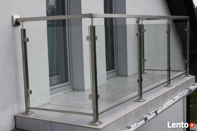 Balustrady, poręcze ze stali nierdzewnej