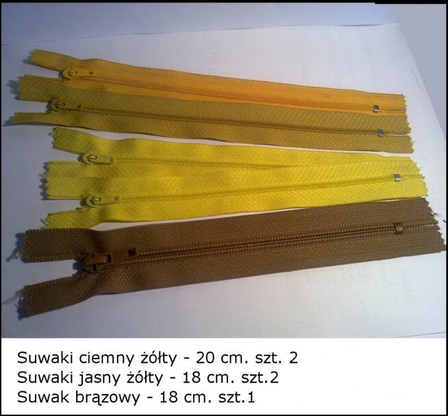 Suwaki. Zamki błyskawiczne. Nowe.