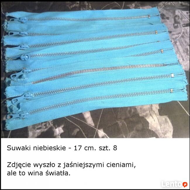 Suwaki. Zamki błyskawiczne. Nowe.