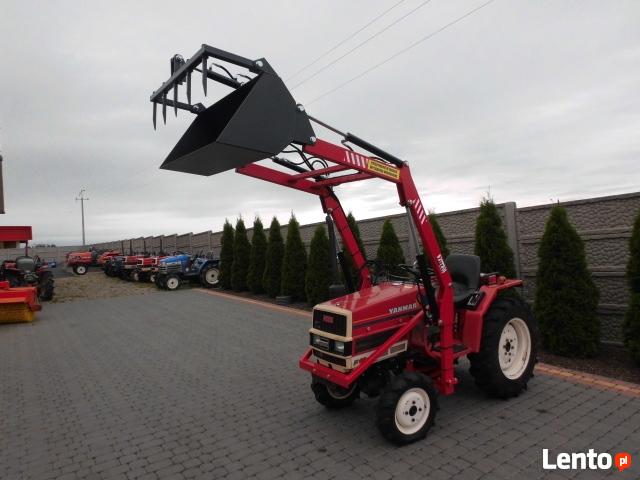 Yanmar F 16 4x4 16KM + ładowacz czołowy tur łyżka krokodyl