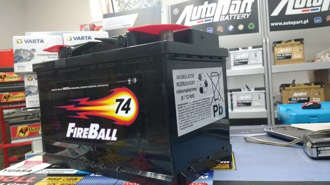 Akumulator Westa FireBall 74Ah 640A najtaniej w Krakowie