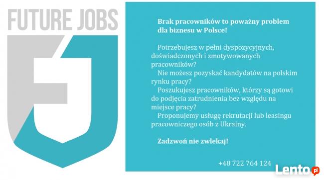 Pilnie poszukujemy Pracodawcow