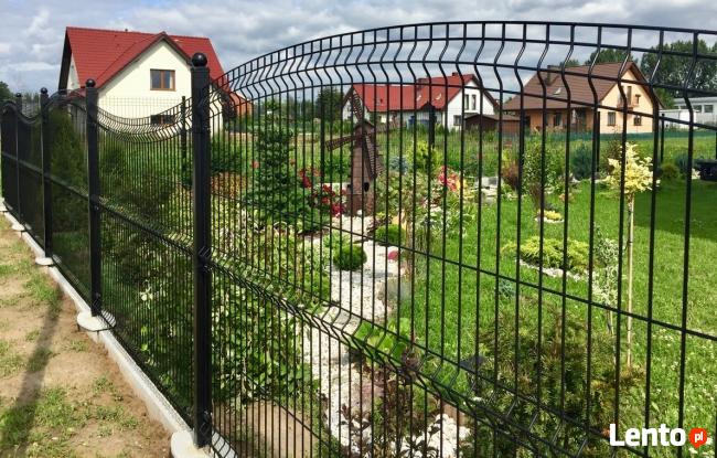 Przęsła ogrodzeniowe FALA 130x200cm fi 4mm ocynk+kolor