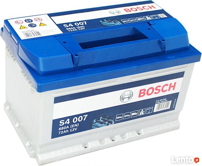 Akumulator Bosch S4 12V 44Ah 52Ah 54Ah 60Ah 74Ah 72Ah 77Ah