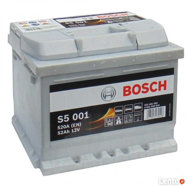 Akumulator Bosch S4 12V 44Ah 52Ah 54Ah 60Ah 74Ah 72Ah 77Ah
