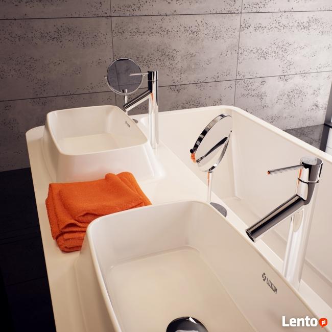 Kompozyty solid surface Corian Staron Krion - blaty umywalki