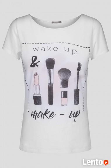 t-shirt z nadrukiem Orsay