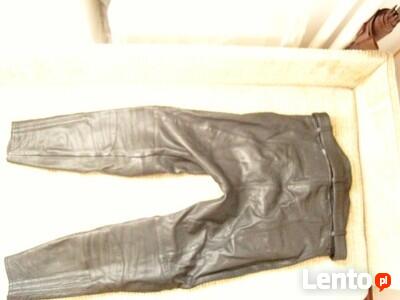 spodnie motocyklowe skórzane damskie super klasa