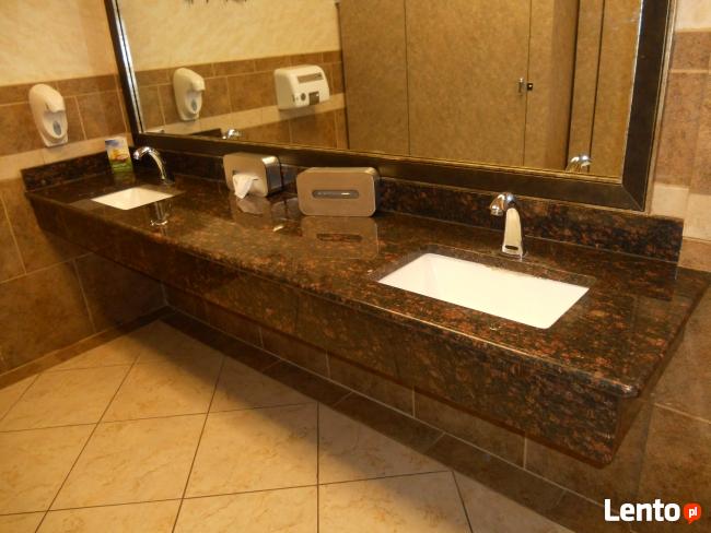 Kompozyty solid surface Corian Staron Krion - blaty umywalki