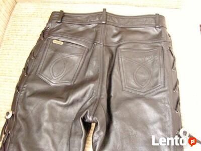 Spodnie motocyklowe skórzane LINUS rozmiar 32