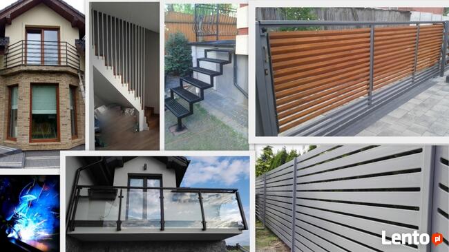 BALUSTRADY, OGRODZENIA, BRAMY, Konstrukcje DARMOWA WYCENA