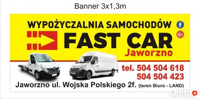 Wypożyczalnia, wynajem samochodów dostawczych LAWETA i Busy