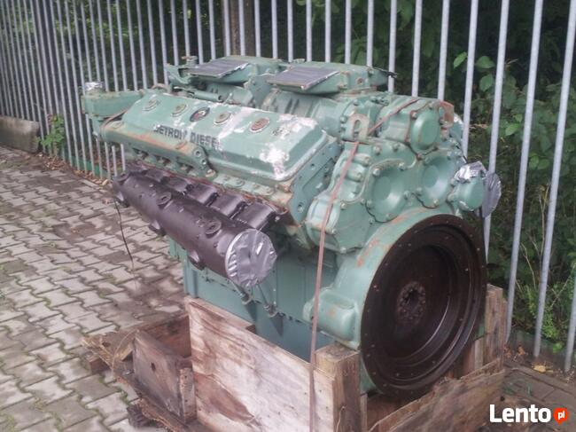 Silnik V12 Detroit 410 PS 375 KW diesel z Bundeswehre
