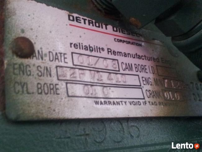 Silnik V12 Detroit 410 PS 375 KW diesel z Bundeswehre
