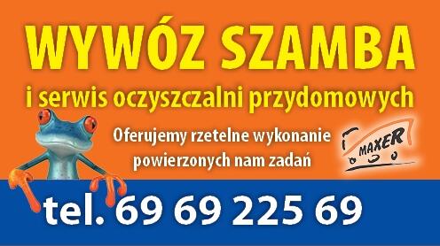 wywóz nieczystości płynnych ,, szamba, oczyszczalnie przyd