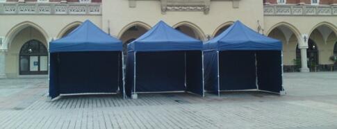 namiot handlowy 3x3 ze scianami Kraków