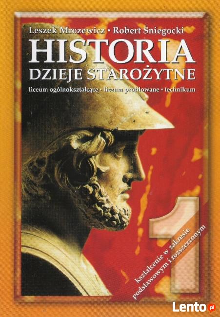 Historia - Dzieje Starożytne - L. Mrozewicz, R. Śniegocki.
