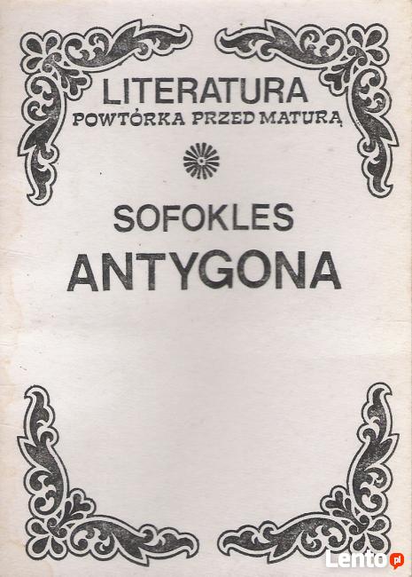Antygona - Sofokles.