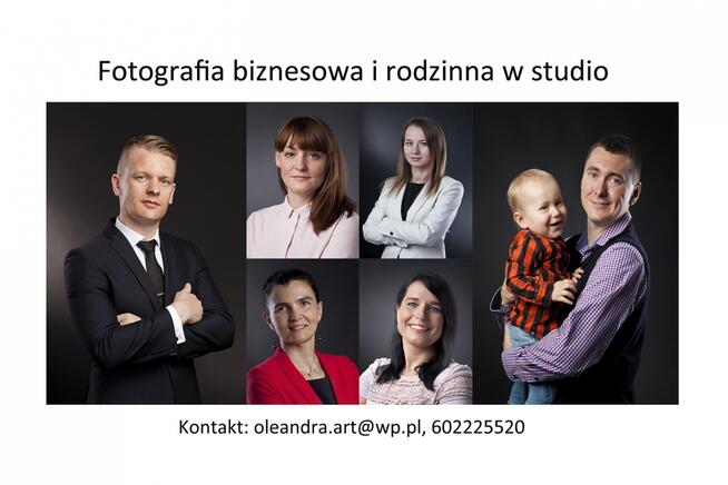 Fotografia biznesowa, rodzinna, ciążowa w studio i plenerze