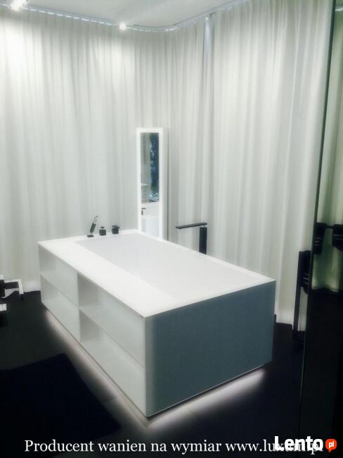 Wanny wolnostojące - wanny na wymiar z kompozytu Corian, GFK