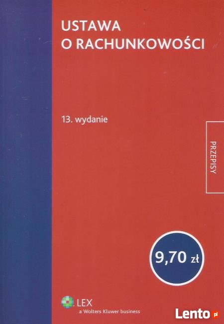 Ustawa o rachunkowości.