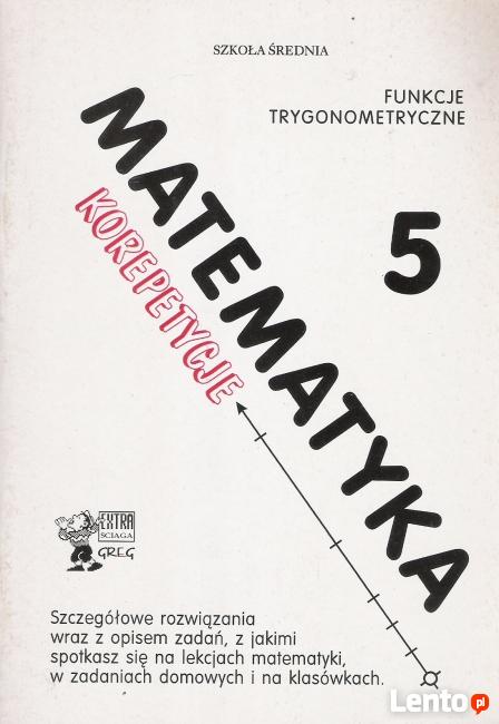 Matematyka - Korepetycje 5 .