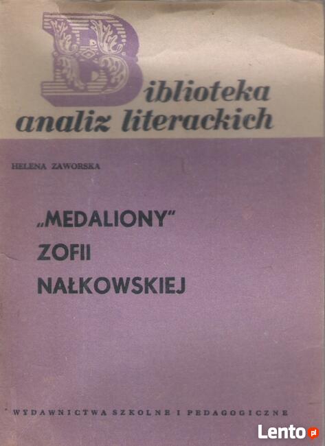 Medaliony Zofii Nałkowskiej.