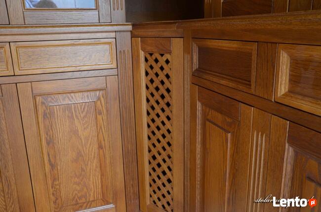 Biblioteczka z drewna dębowego. Regał na książki