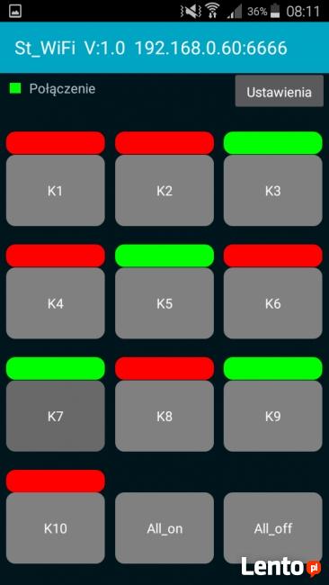 Programowalny sterownik inteligentne sterowanie WiFi Android