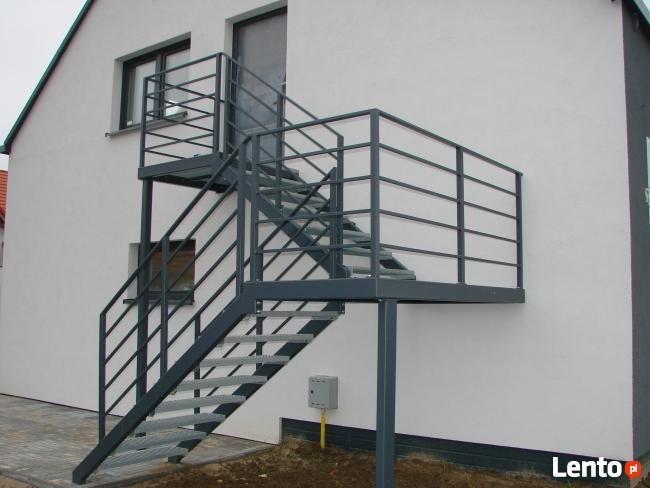 SCHODY stalowe metalowe nierdzewne