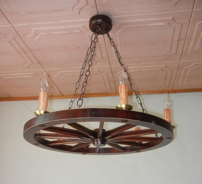 Lampa żyrandol świeczki