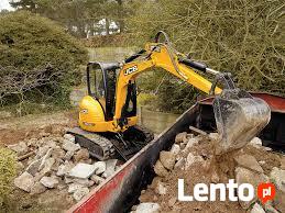 Usługi Minikoparką, koparka JCB roboty ziemne Wywrotka 3.5