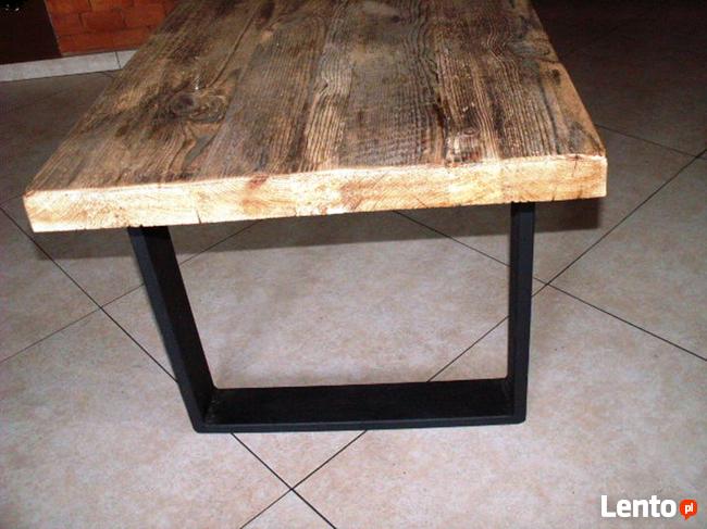 Stary stolik, ława, stół, stare drzewo. loft, retro