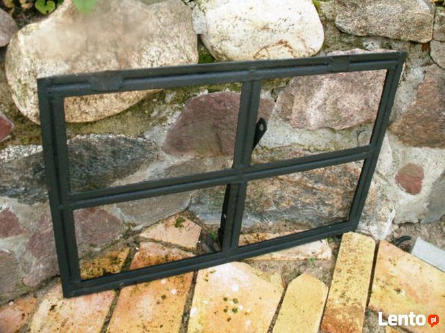 Rama okienna lustro aranżacja wnętrz obraz okno loft 63x43