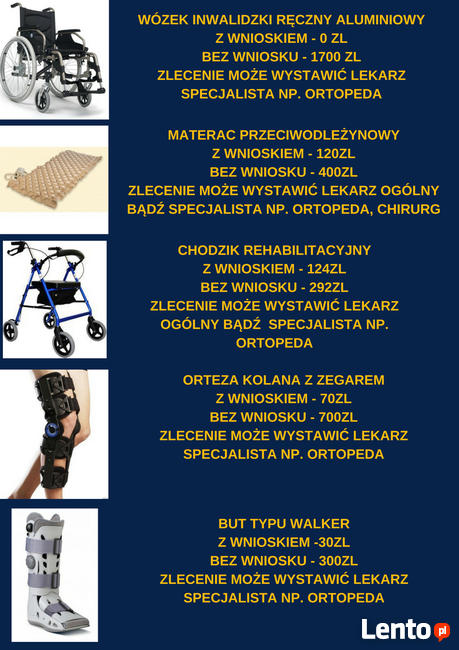 Łóżko Rehabilitacyjne Elektryczne Wynajem z Materacem Pianko