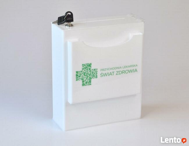 skrzynka / urna / skarbonka z plexi