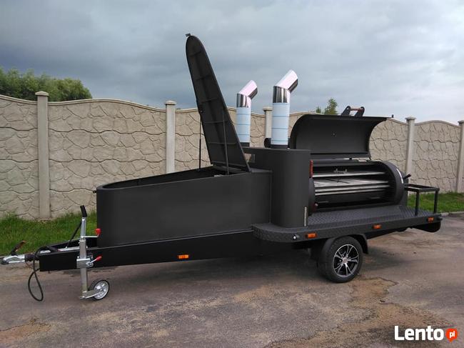 grill smoker trailer bbq grill na przyczepie Texas 4 XXL