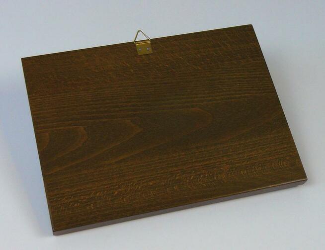 dyplom okolicznościowy pamiątkowy na drewnianym podkładzie