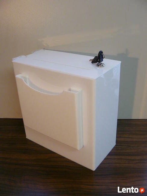 skrzynka / urna / skarbonka z plexi