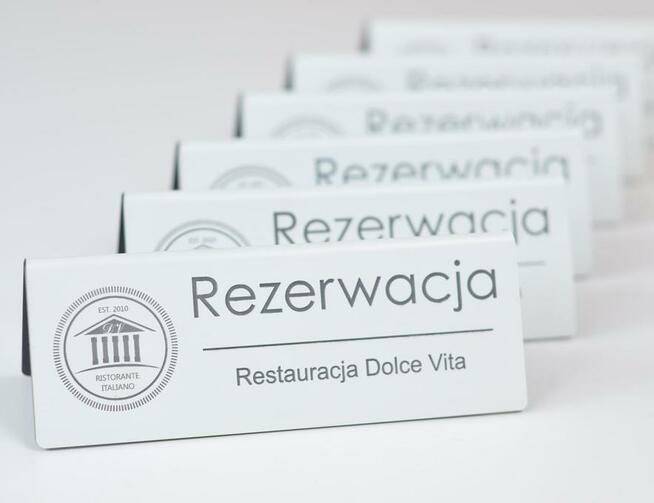 Numerek na stół do restauracji / rezerwacja