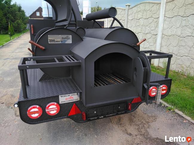 grill smoker trailer bbq grill na przyczepie Texas 4 XXL
