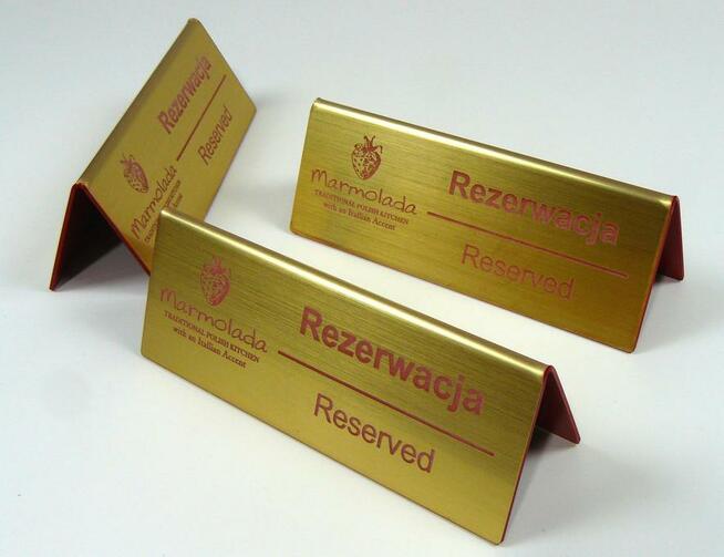 Numerek na stół do restauracji / rezerwacja