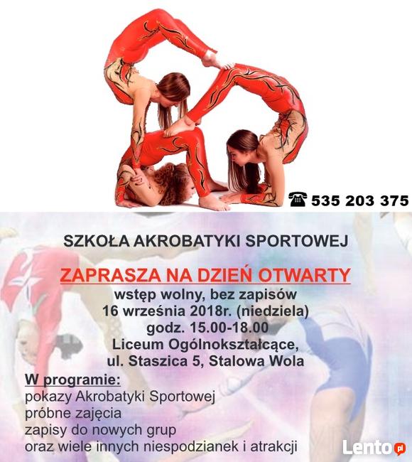 Akrobatyka Sportowa w Stalowej Woli. SportStal - Nowy Nabór!