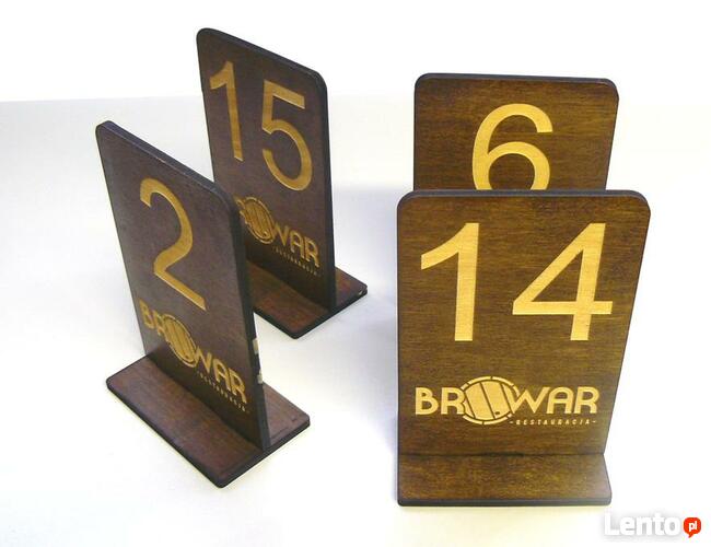 Numerek na stół do restauracji / rezerwacja