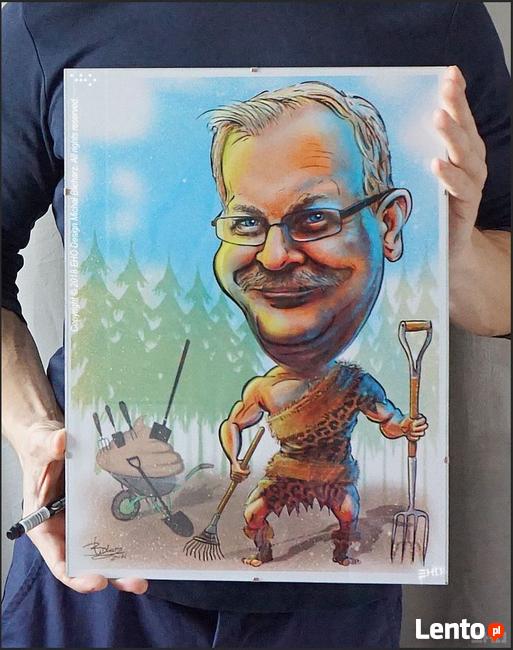 Portrety karykatura rysunki grafiki karykatury portret obraz