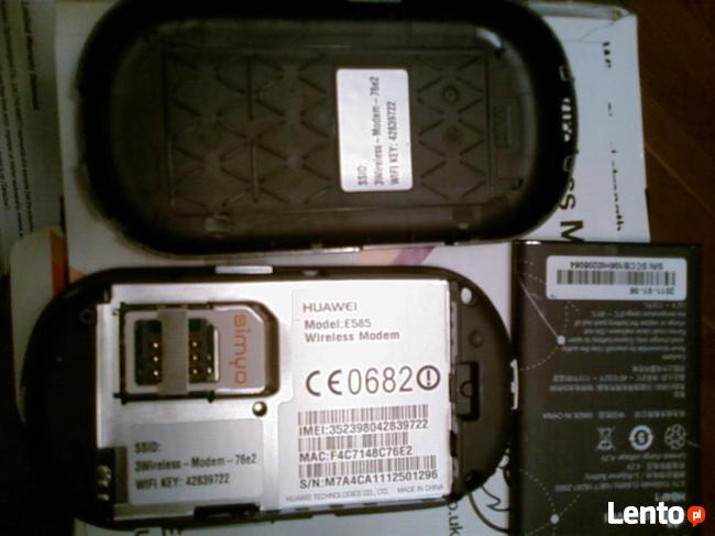 Router do internetu mobilnego 3G z bateria zestaw aero2 21mb