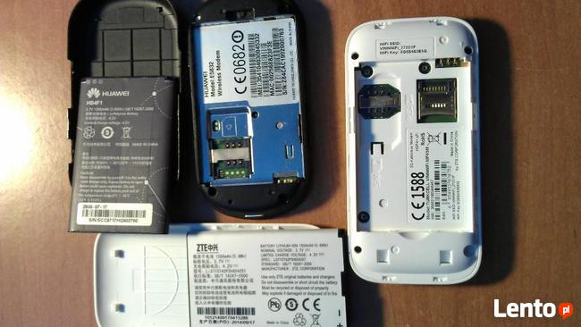Mobilny router huawei, zte do internetu 3g aero2 przenosny